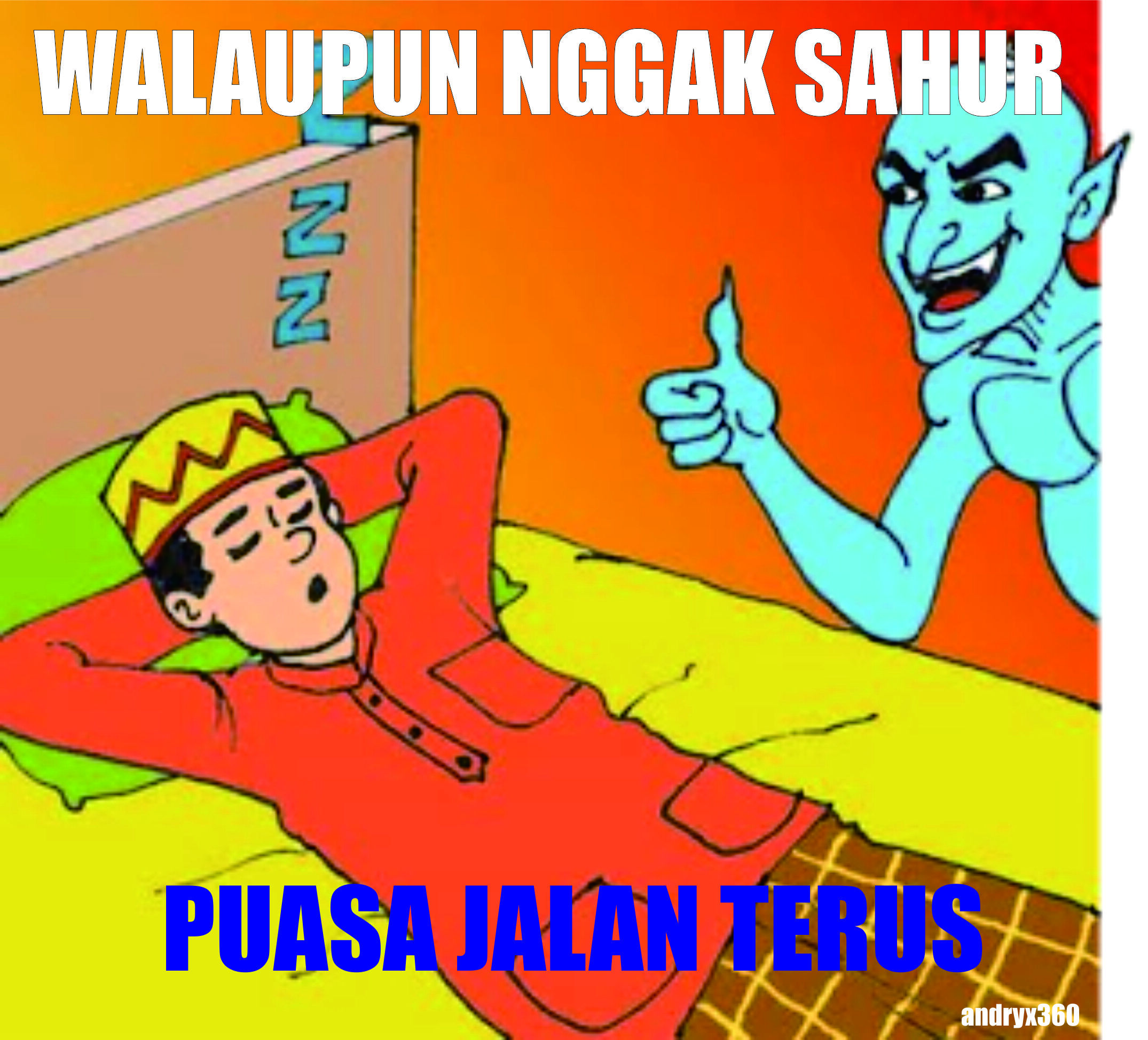 Nggak Sahur Puasa Jalan Terus