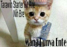 Tarawih Stater Kit Ane nih gan