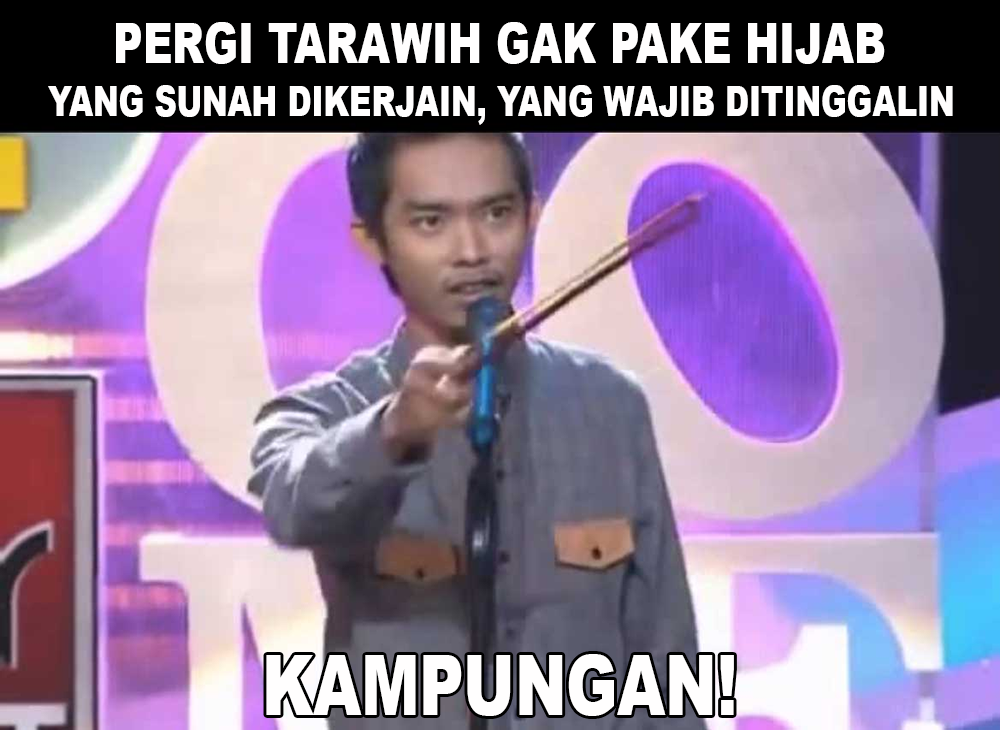 Tarawih Starter Kit Yang Salah