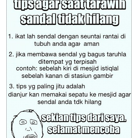 Tarawih stater kit - Tips dari mr.mran