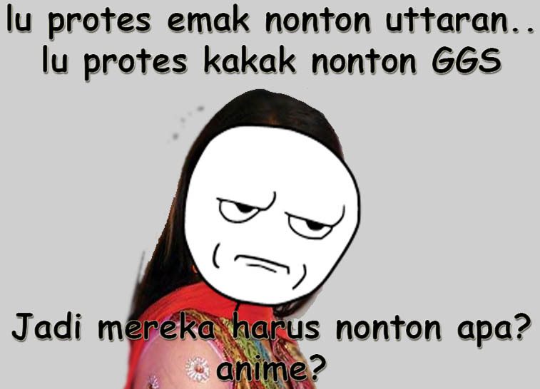 Mereka harus nonton anime? :v
