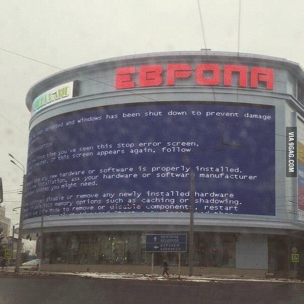 Blue Screen Terbesar Di Dunia