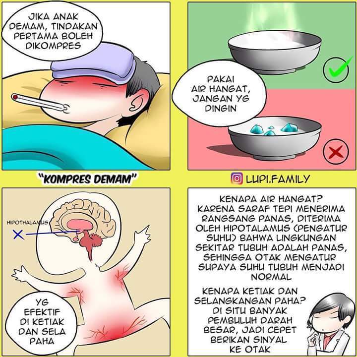 Tips kompres demam