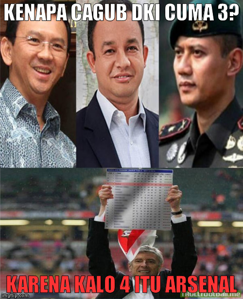 Ah elahhh balik lagi posisi empat!! #JakartaSatuSuara