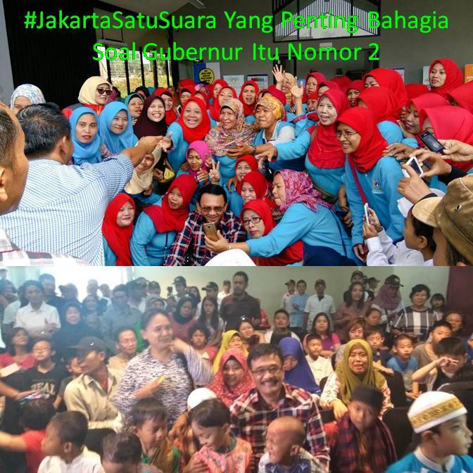 Kebersamaan dan bahagia itu yang utama 