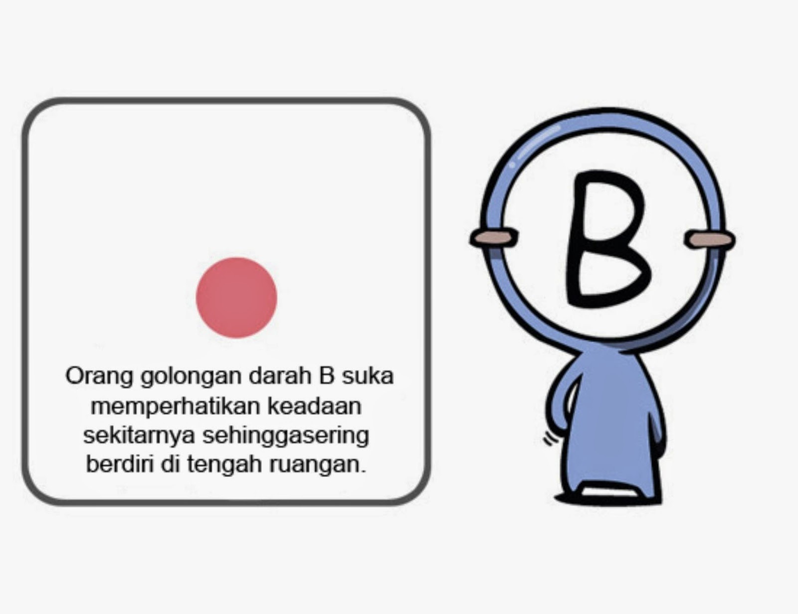 B yang Sering Berdiri di Depan Kelas ( Tepatnya dideket papan Tulis )