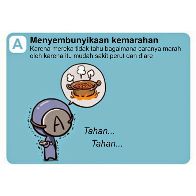 A Itu Suka Menyembunyikan Amarah