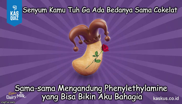 Senyum kamu kaya cokelat #freethejoy