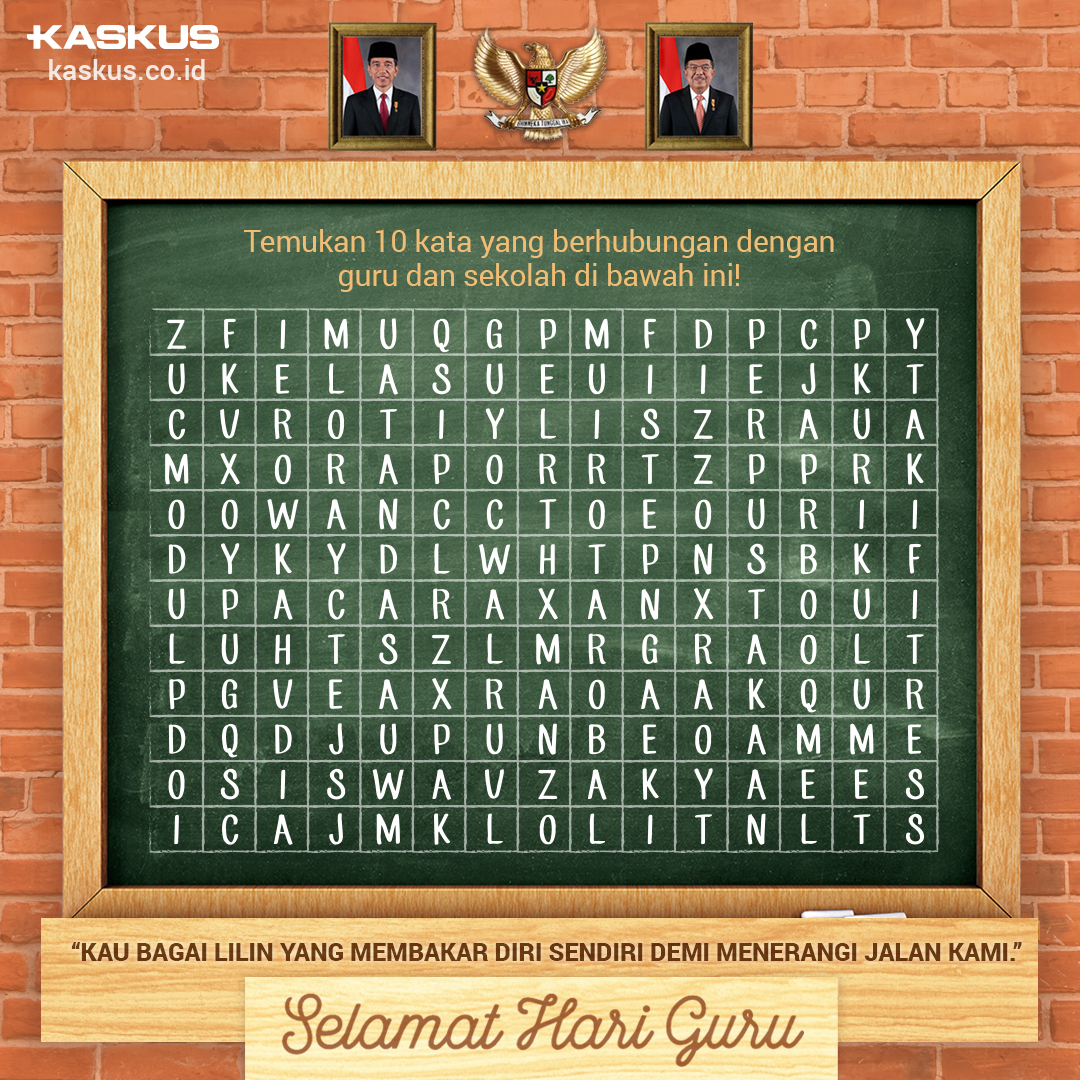 Selamat Hari Guru, Pahlawan Tanpa tanda Jasa :*