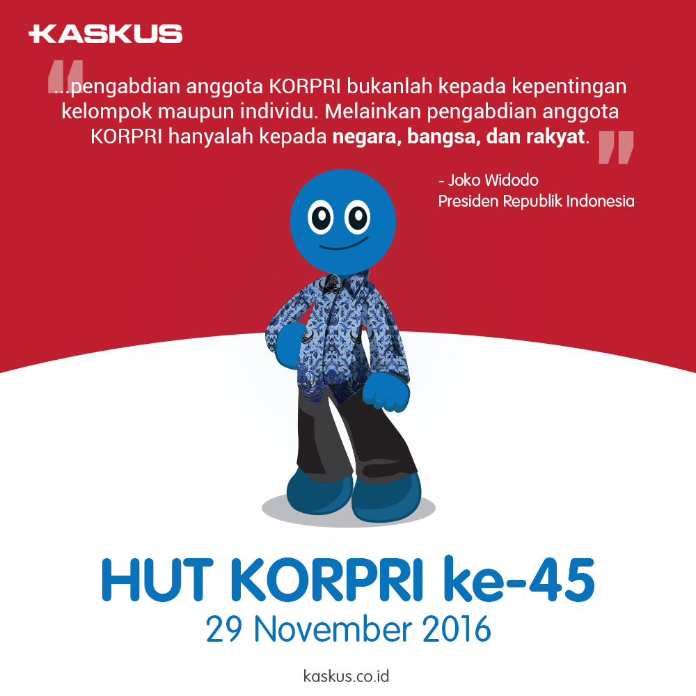 Selamat HUT KORPRI ke 45 Gan!