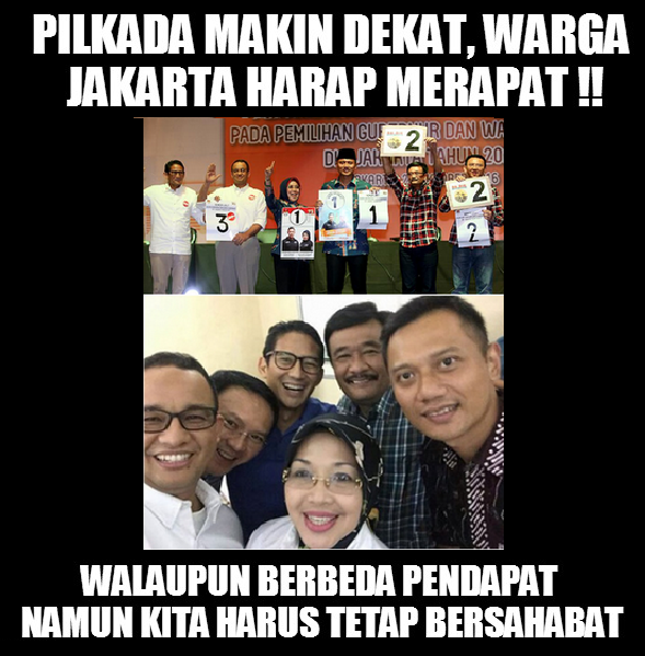 Tetap bersahabat #Jakartapunyasuara
