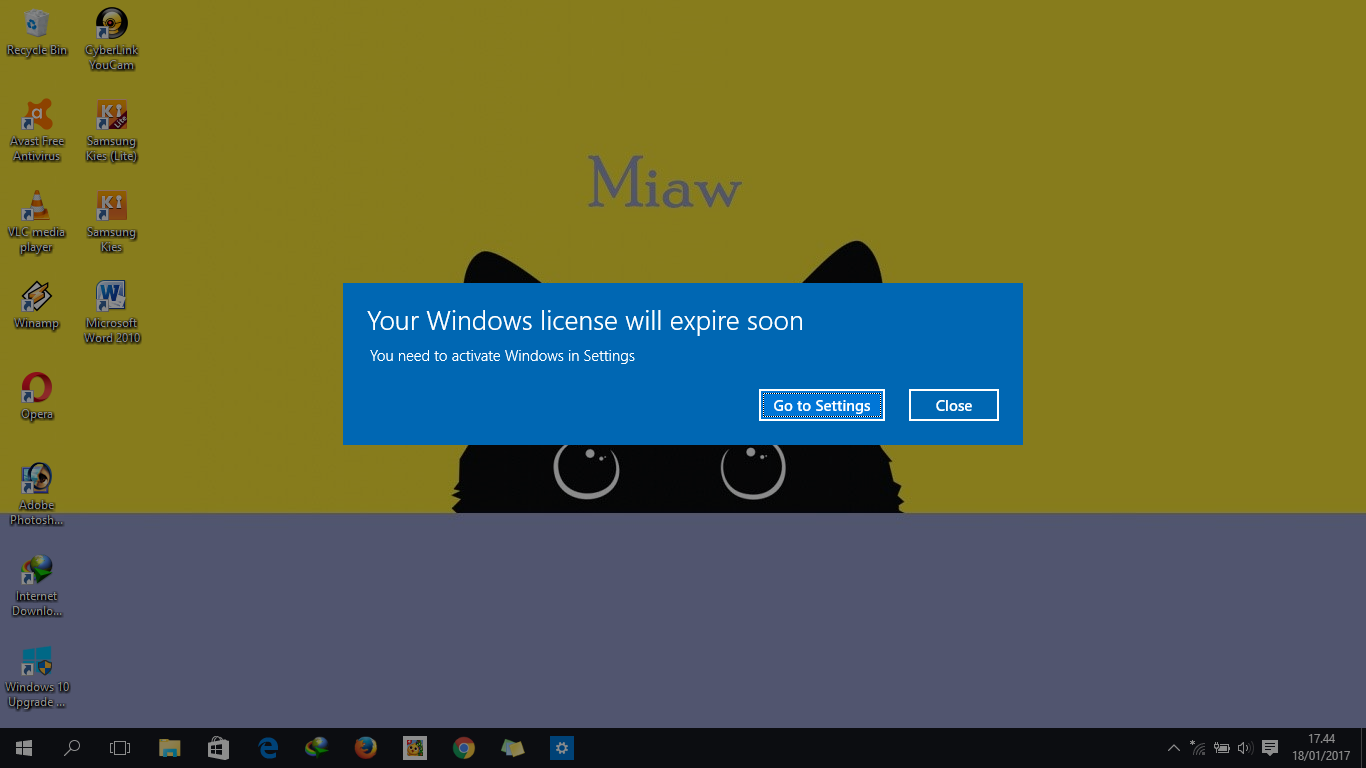 Ask Cara Mengatasi Your Windows Licence Will Expired Soon Pada