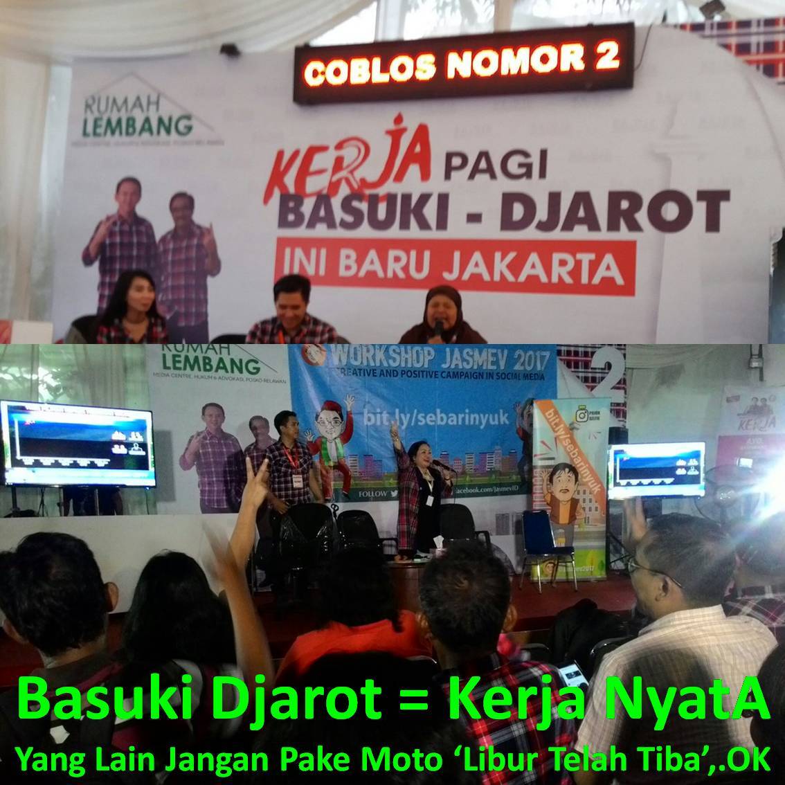 Moto Cagub Pilkada Jakarta