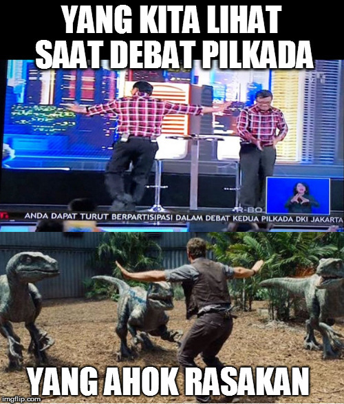 Ketika debat makin memanas . . #Jakartapunyasuara
