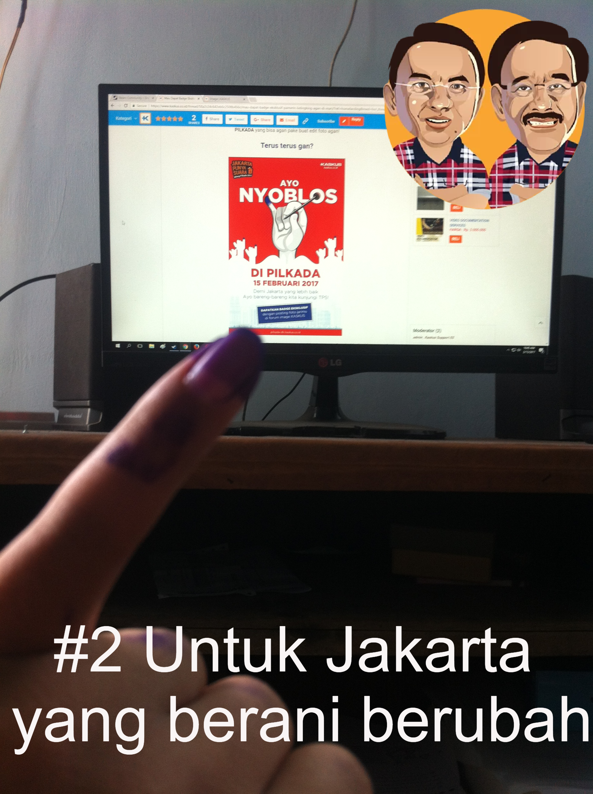 Menuju Jakarta Yang Lebih Baik #NyoblosGan