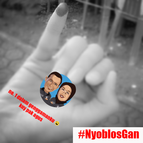 pertama aja gan, untuk jakarta yang lebih baik #NyoblosGan