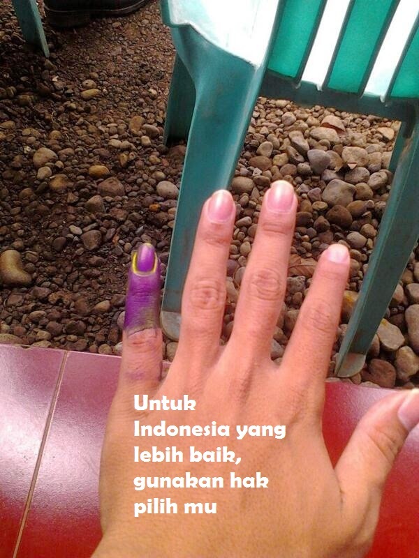 Untuk masa depan yang lebih baik kudu #NyoblosGan