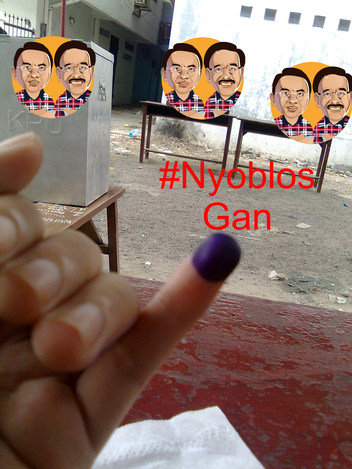 Coblos Pilkada DKI #NyoblosGan