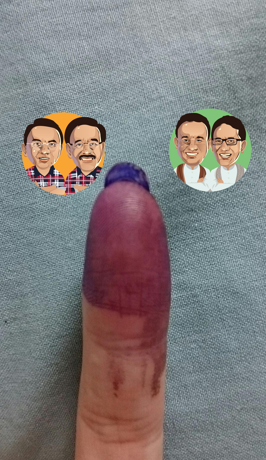Jangan lupa nanti putaran ke dua #NyoblosGan