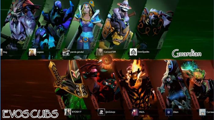 Guardian vs EVOS CUBS