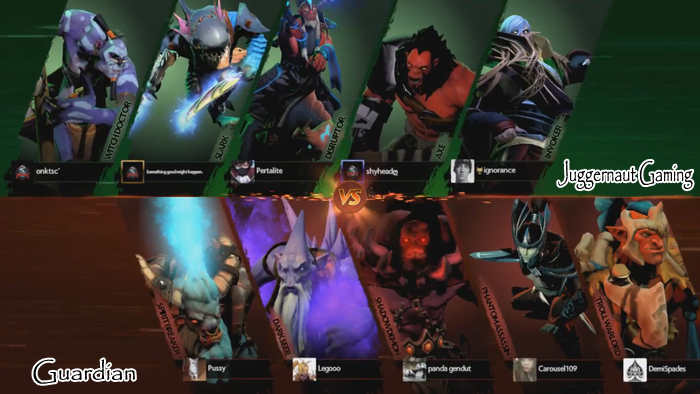Guardian vs Juggernaut Gaming