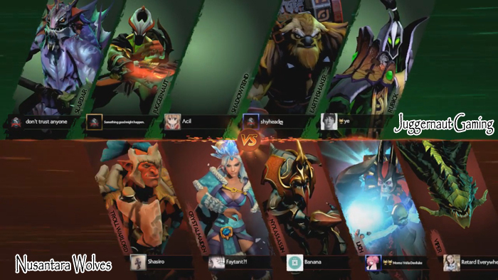 Nusantara Wolves vs Juggernaut Gaming