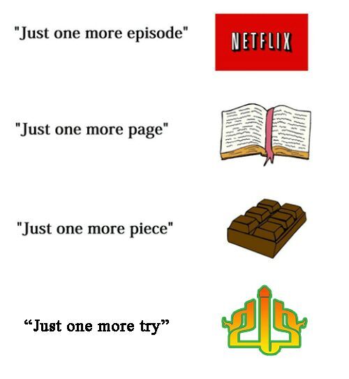 never get enough