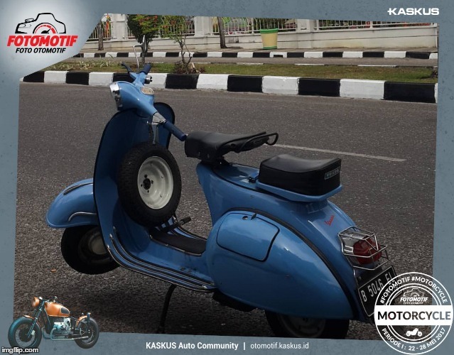 Si Biru lagi mejeng