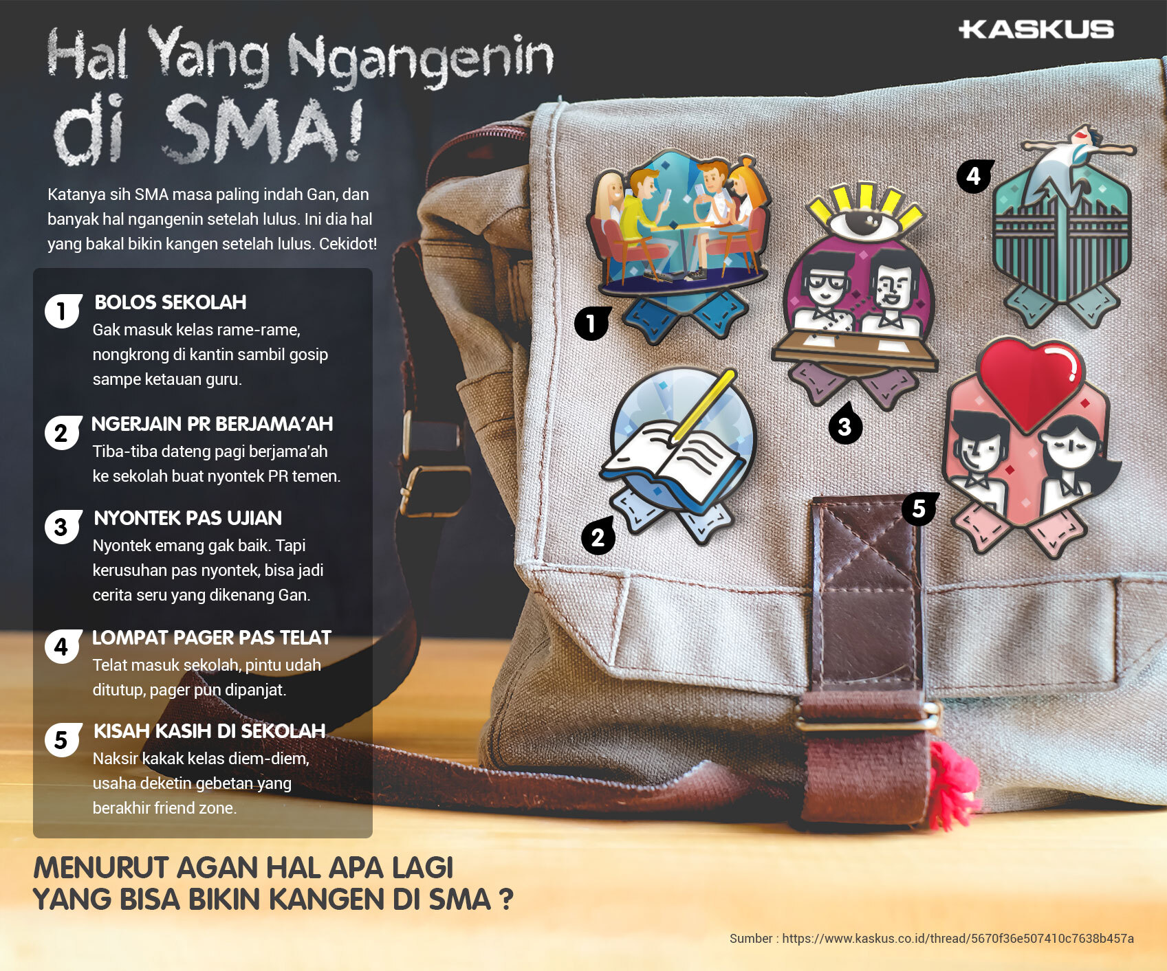 Hal yang Ngangenin Waktu SMA