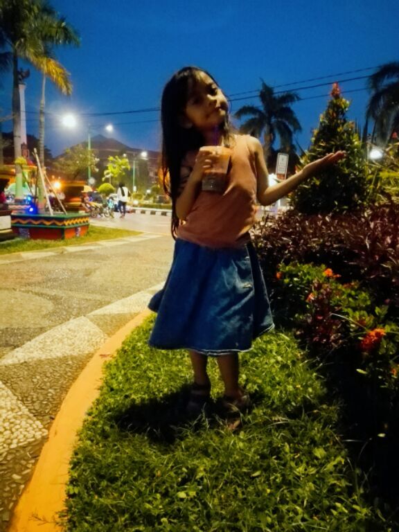 Ngabuburit di Alun-Alun Jepara ditemani Lampu Kota duh Asiknya