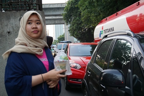 Cendol segar untuk berbuka