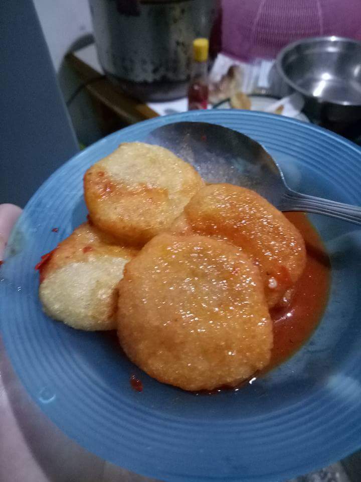 Empek kuah cabe pedas