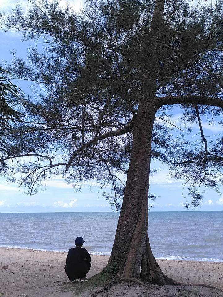 Pantai terentang .bangka tengah