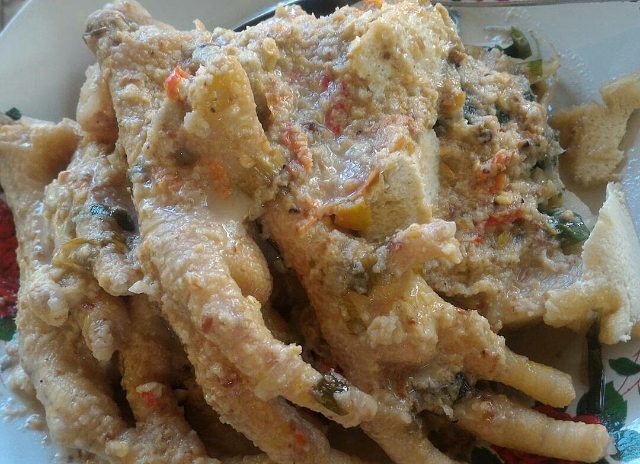 Rujak ceker madura