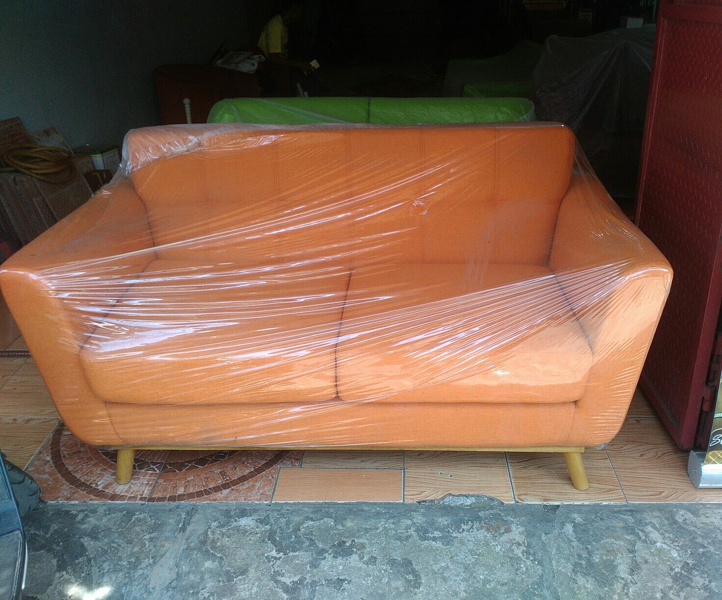 Sofa Modern Minimalis Ready Stock Dua Dudukan Murah Bergaransi