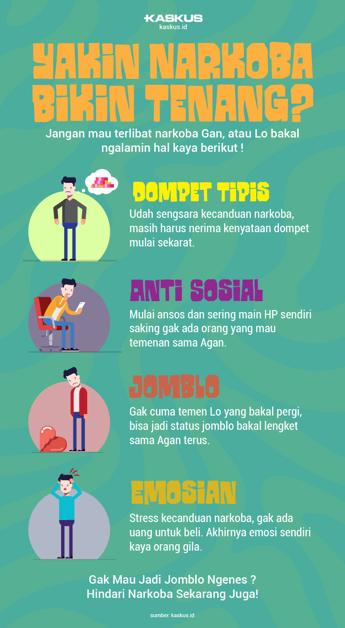 Yakin Narkoba Bikin Tenang?