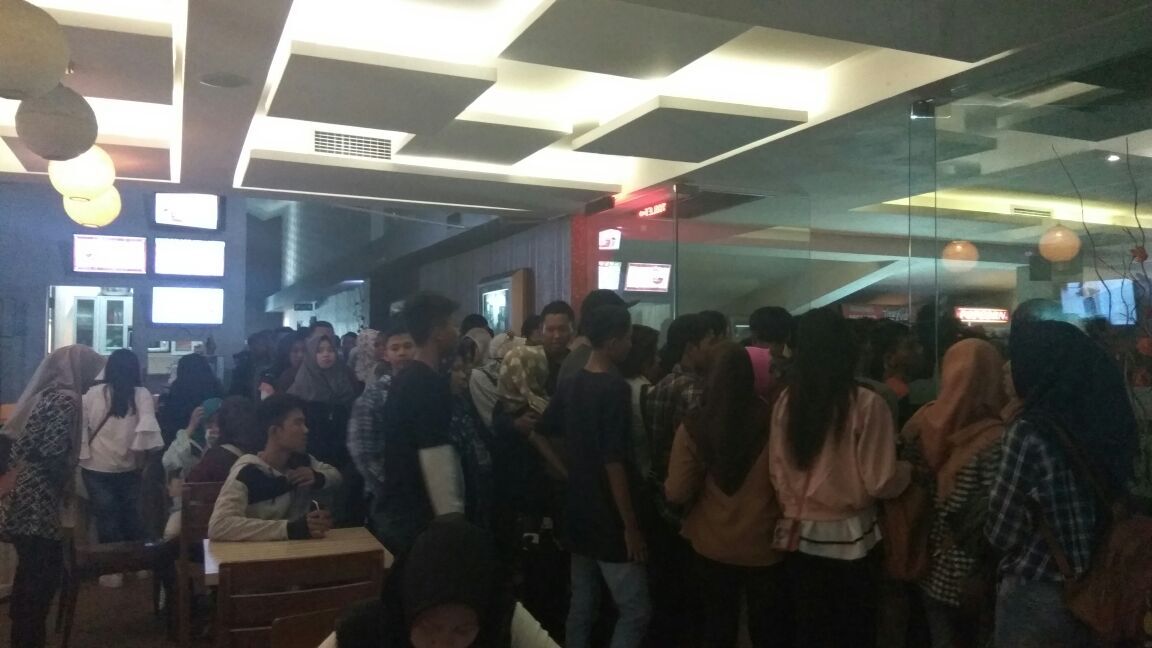 tegal, dimana mana penuh sesak