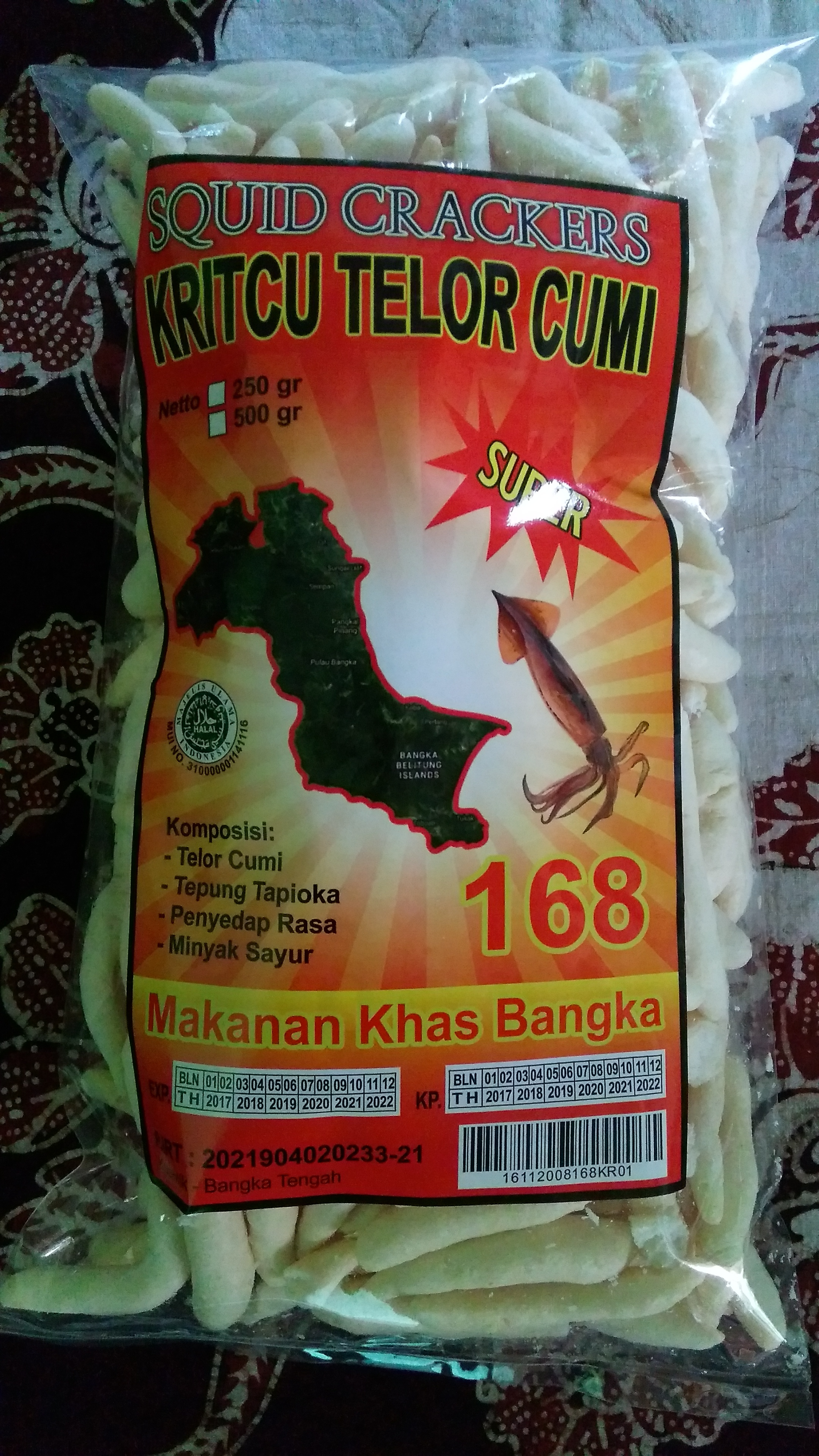 Kricu khas Bangka