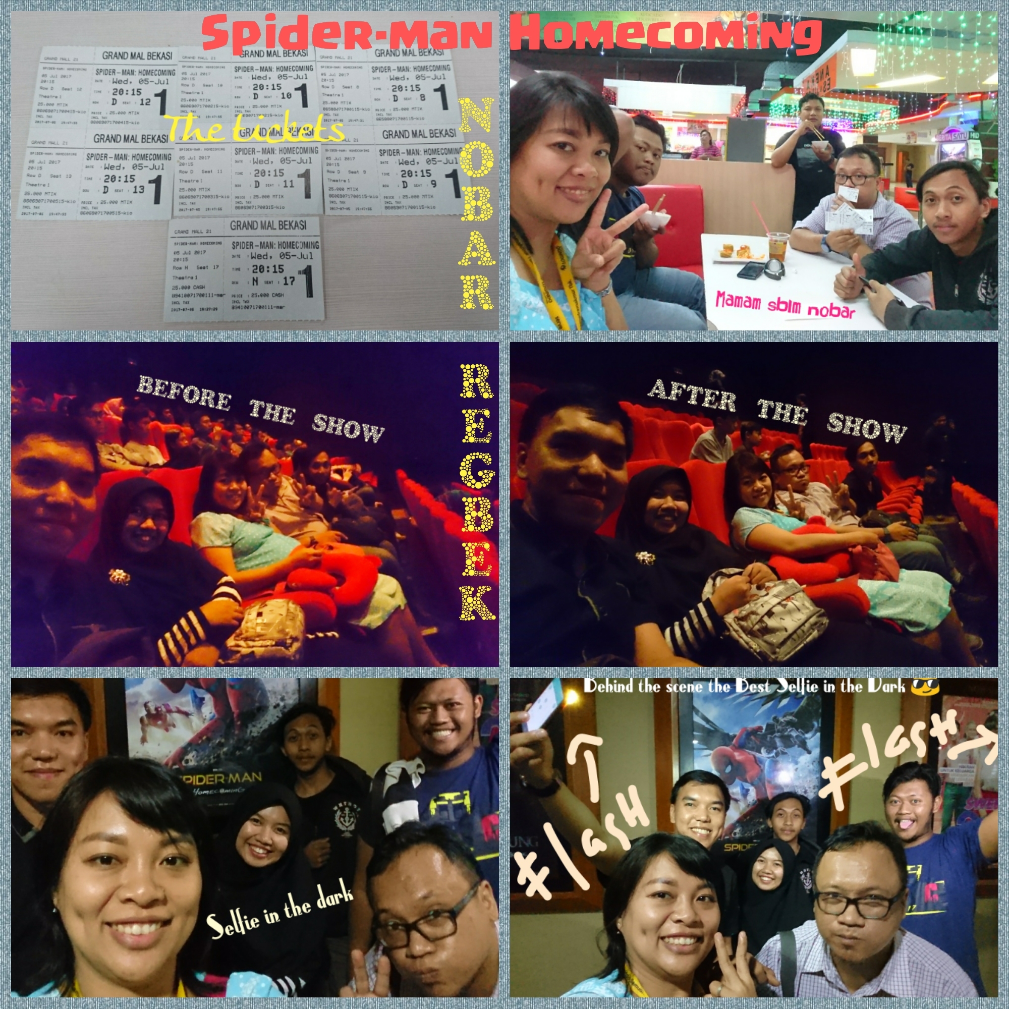 Nobar Spider-Man: Homecoming with RegBek #CollectMoment
