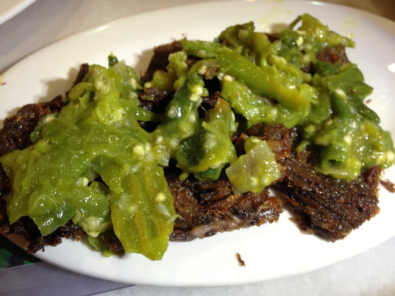 Dendeng sambal ijo
