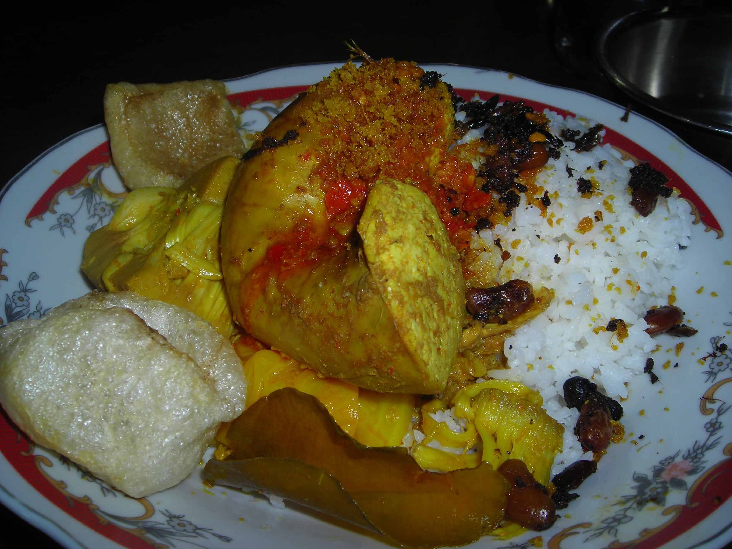 Nasi usus kapau