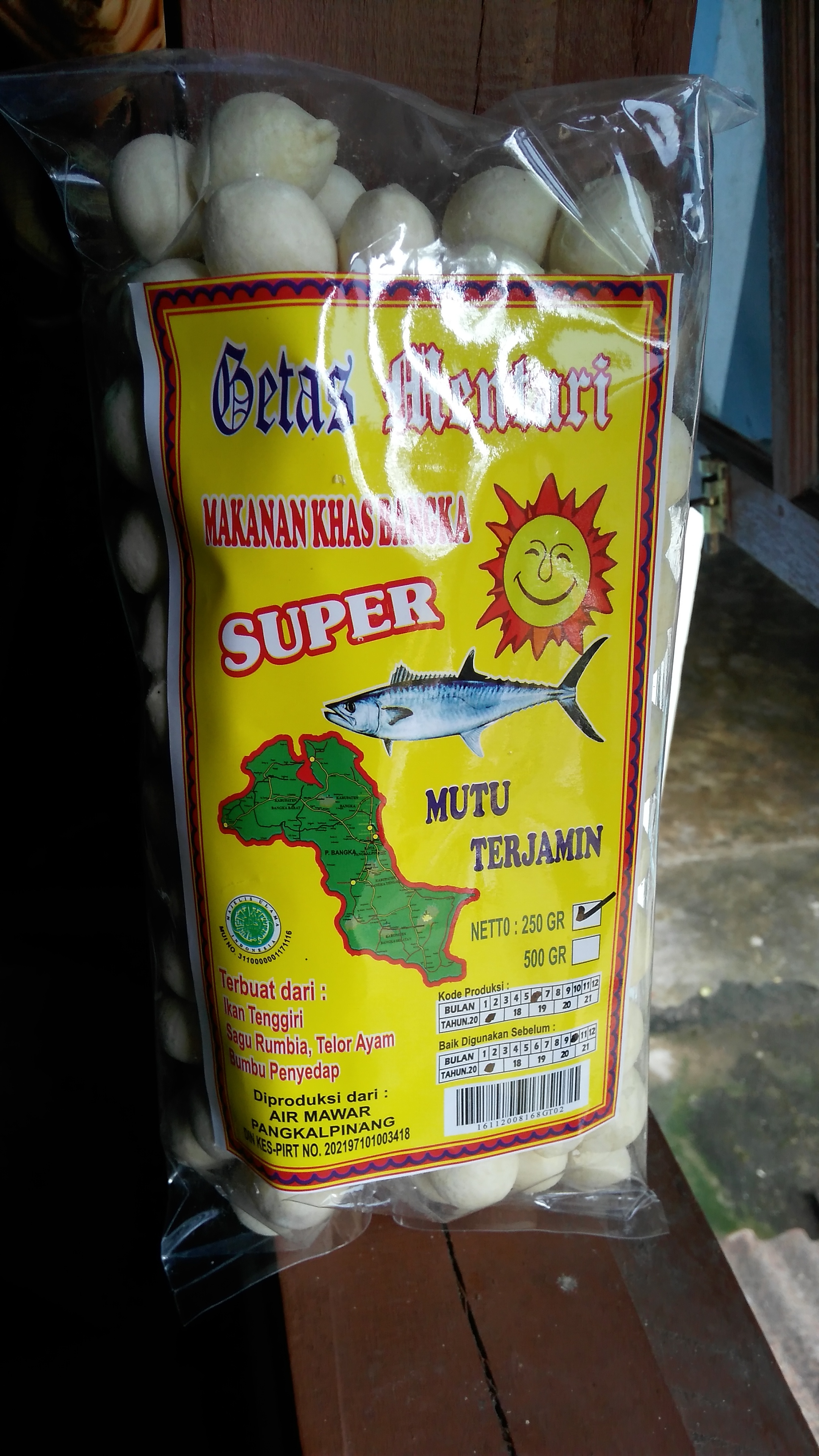 Getas Spesial khas Bangka