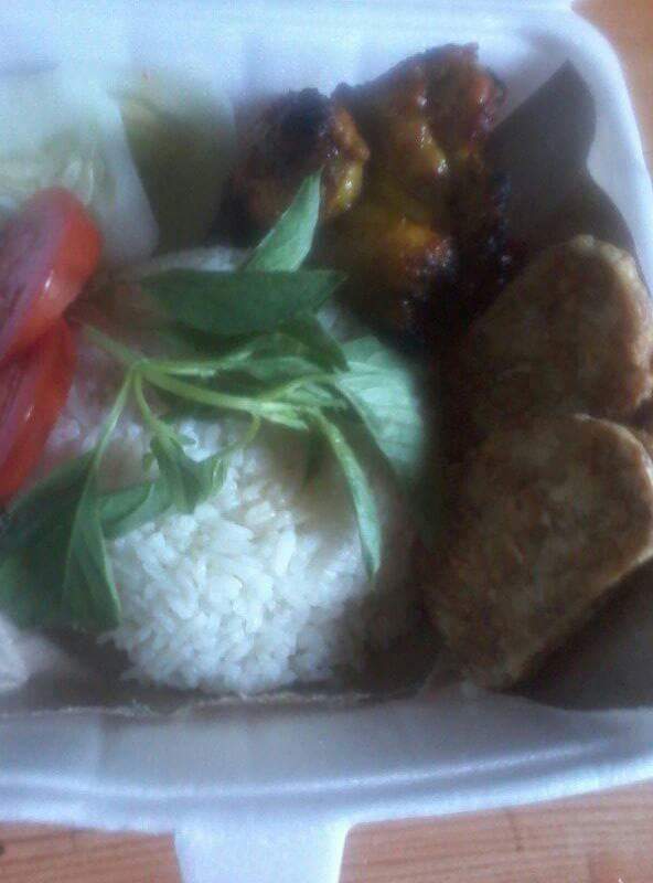 Ayam bumbu bakar kemangi