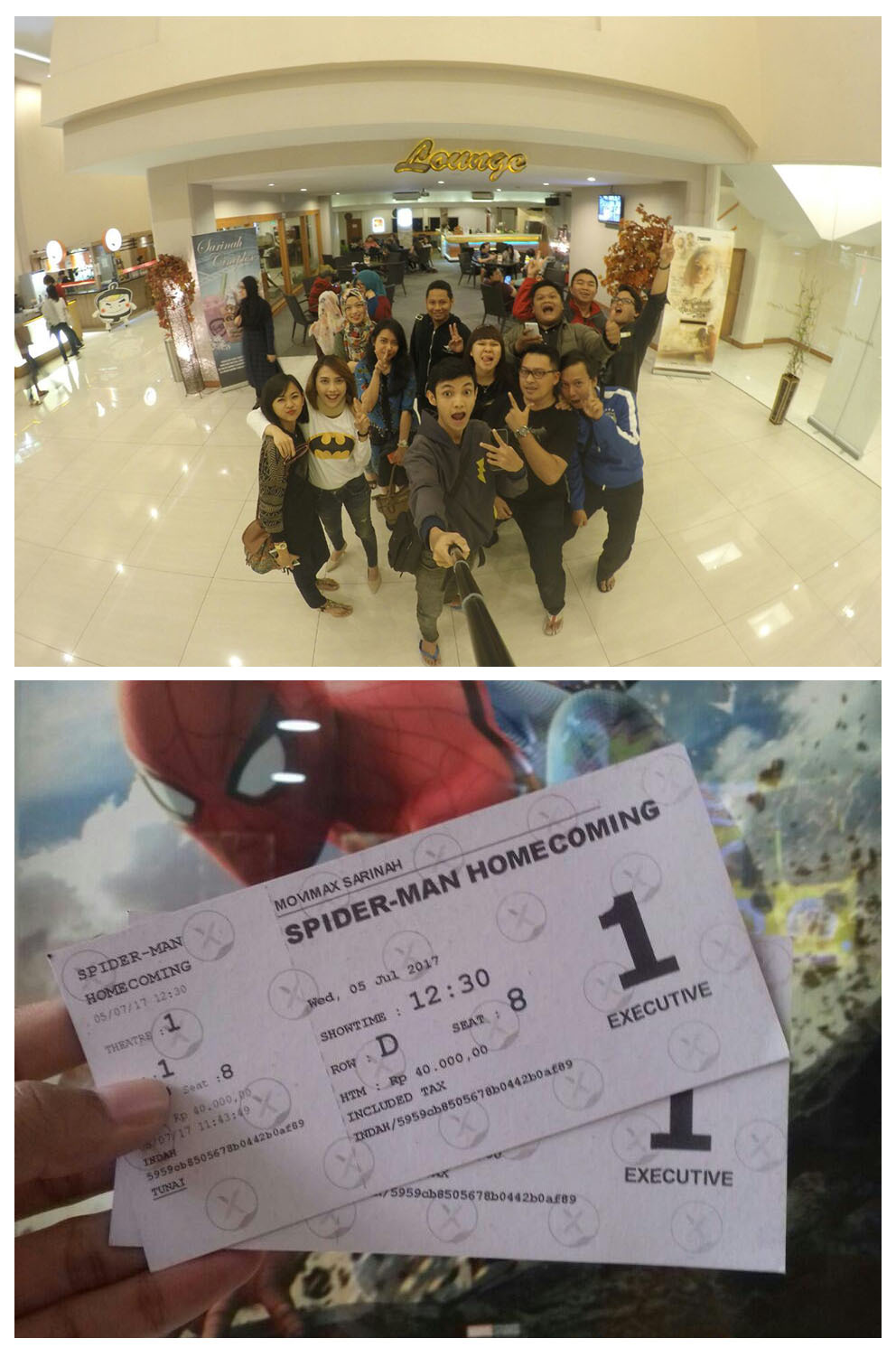#collectmoment Nobar Spiderman with Moviegoers Malang