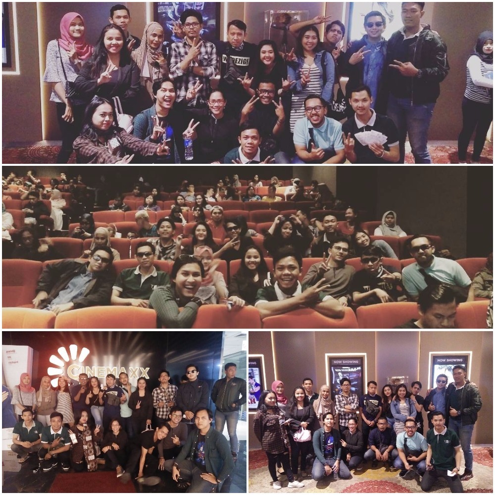 Nobar spiderman yang paling heboh,seru dan rame pokoknya #CollectMoment