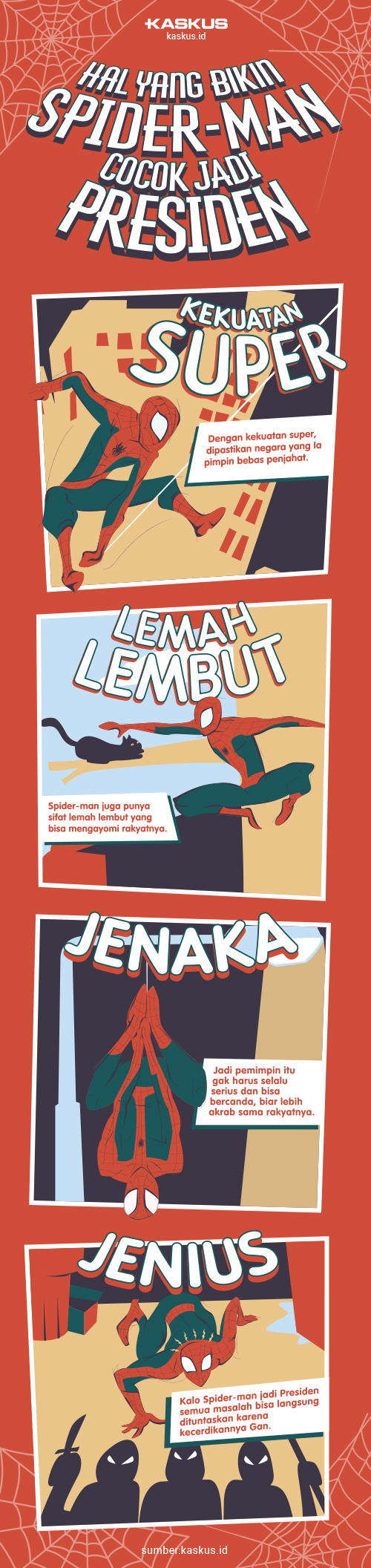 Hal yang Bikin Spider-Man Cocok Jadi Presiden