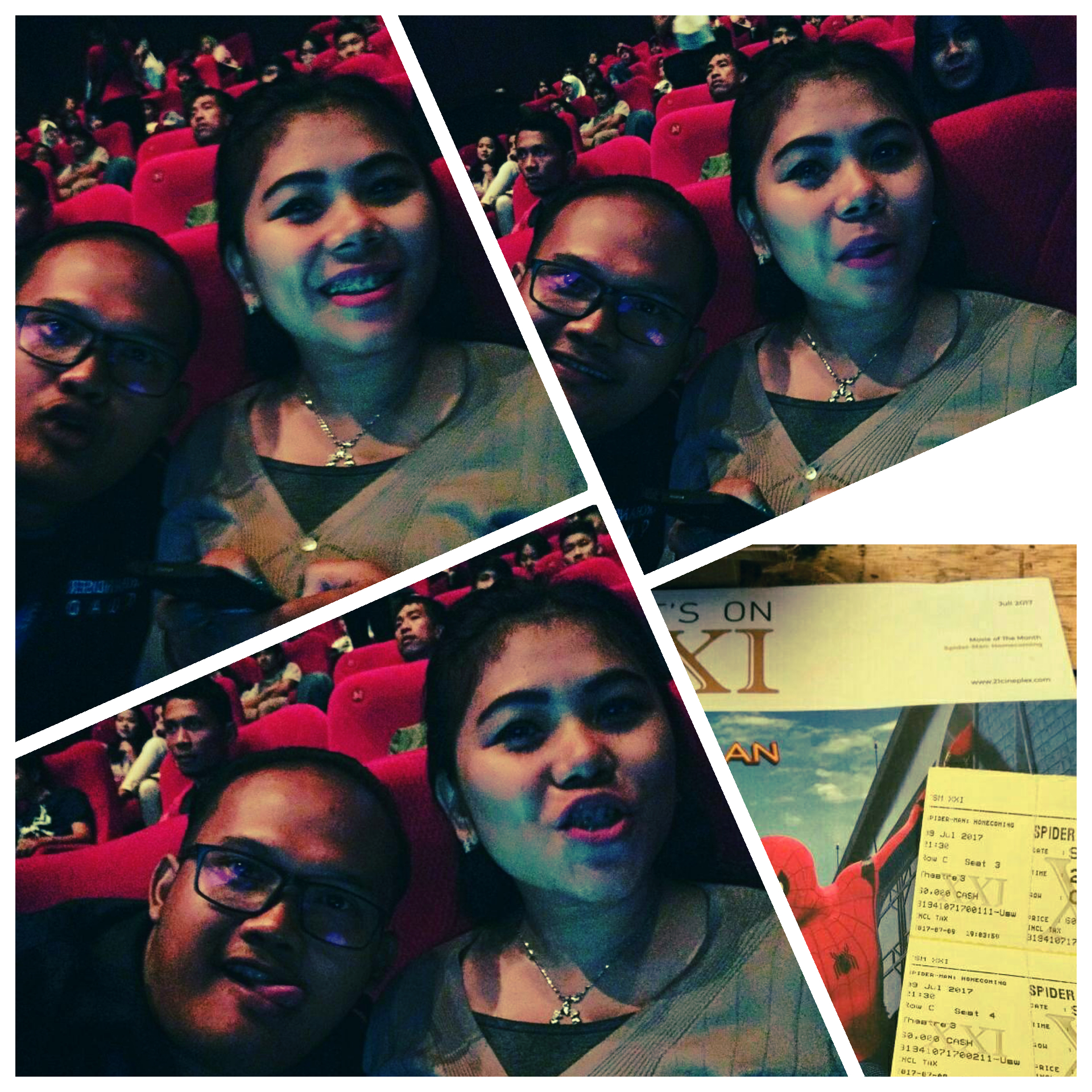 Asyiknya nobar spiderman #collectmoment