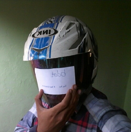 #BestCollection ; Helm Perjuangan saat kuliah dulu dan mencari calon istri