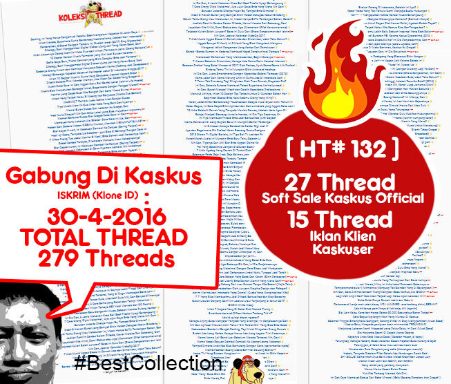 #BestCollection Koleksi HT dan Thread Iskrim!