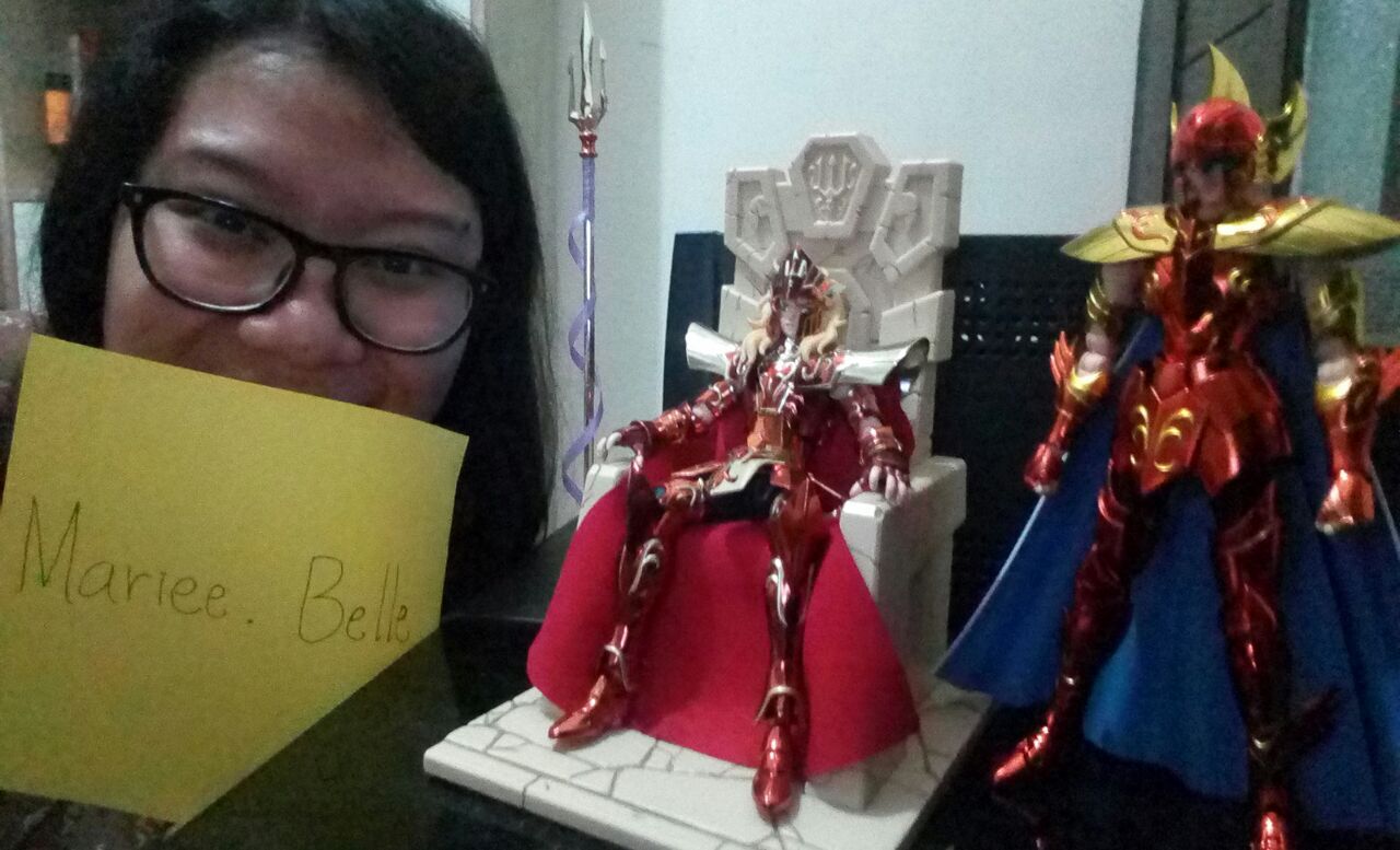 Selfie dengan Figure SCM Saint Seiya Lini Poseidon #BestCollection